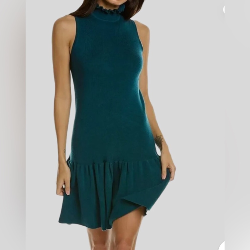Trina Turk Green Rya Sweater Dress